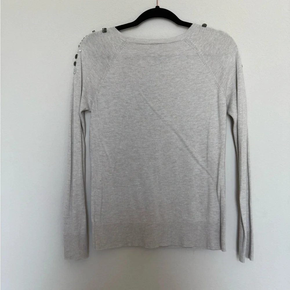 Merona Jeweled Shoulder Light Sweater - Picture 5 of 10